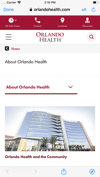 Orlando Health Experience screenshot 2