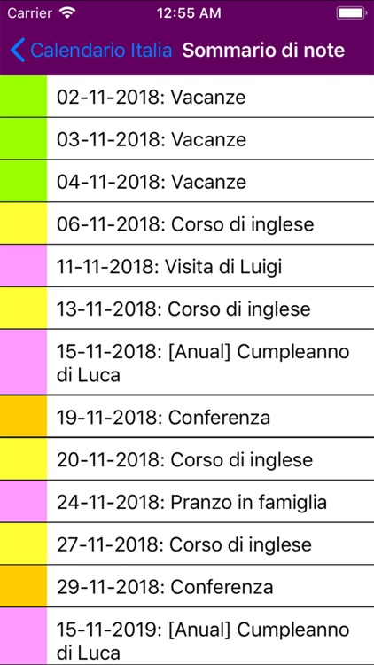 Calendario Italia 2019 screenshot-4
