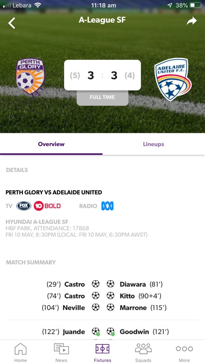 Perth Glory Official App screenshot-3