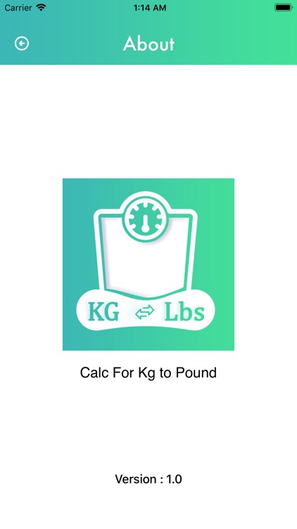 Calc For Kg to Pound screenshot-4