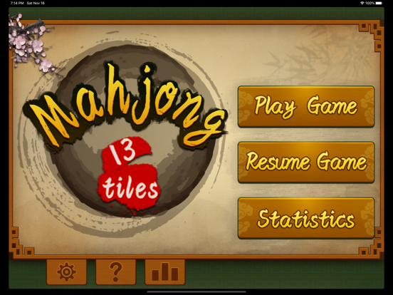 Mahjong 13 tiles для iPad