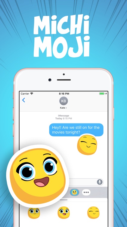 Michi Moji- Fun Emoji Stickers