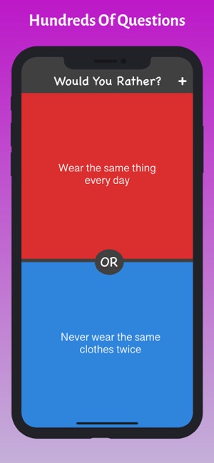 What Would You Choose Rather On The App Store - 
