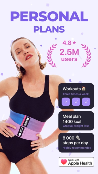 Screenshot #1 pour WELPS: Workout & Diet planner