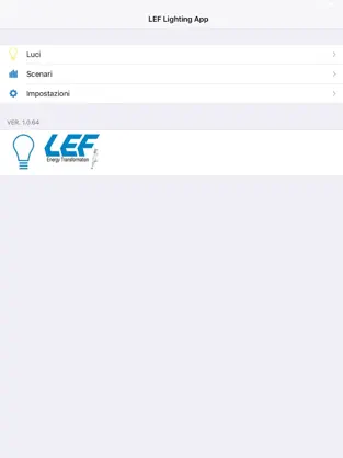 Captura de Pantalla 1 LEF Lighting App iphone