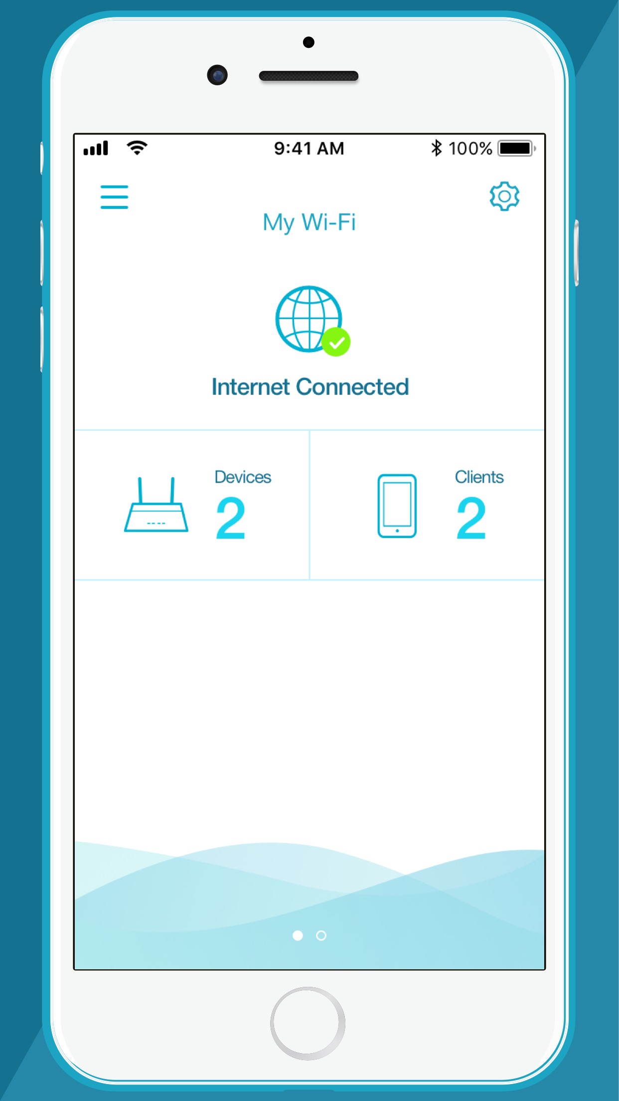 Screenshot do app D-Link Wi-Fi