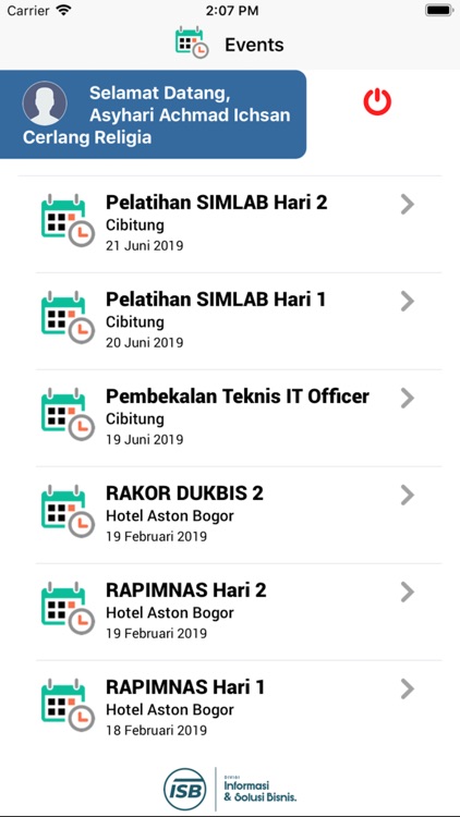 Sucofindo Event Apps
