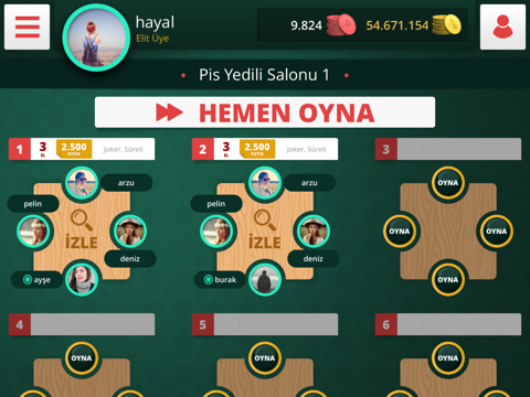 Pis Yedili Online screenshot 2