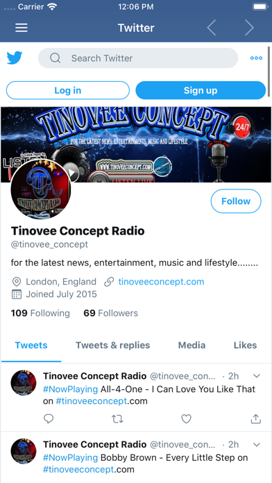 TINOVEE CONCEPT RADIO screenshot 4