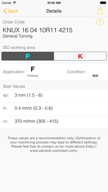 Start Values