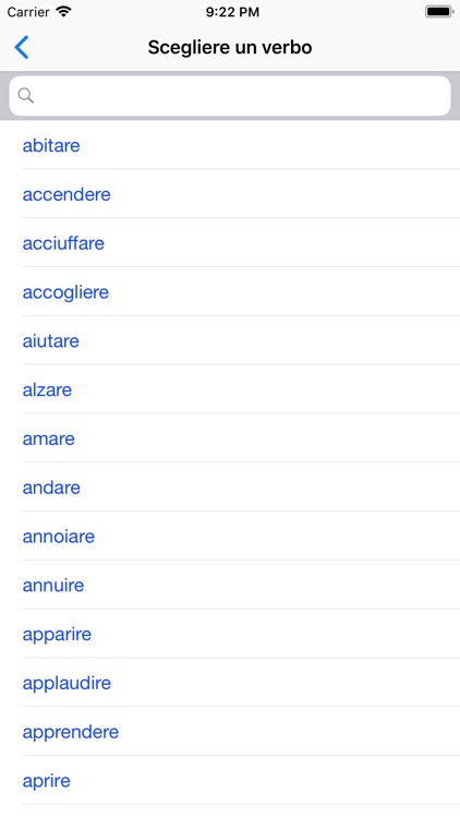 Learning verbs - Italy