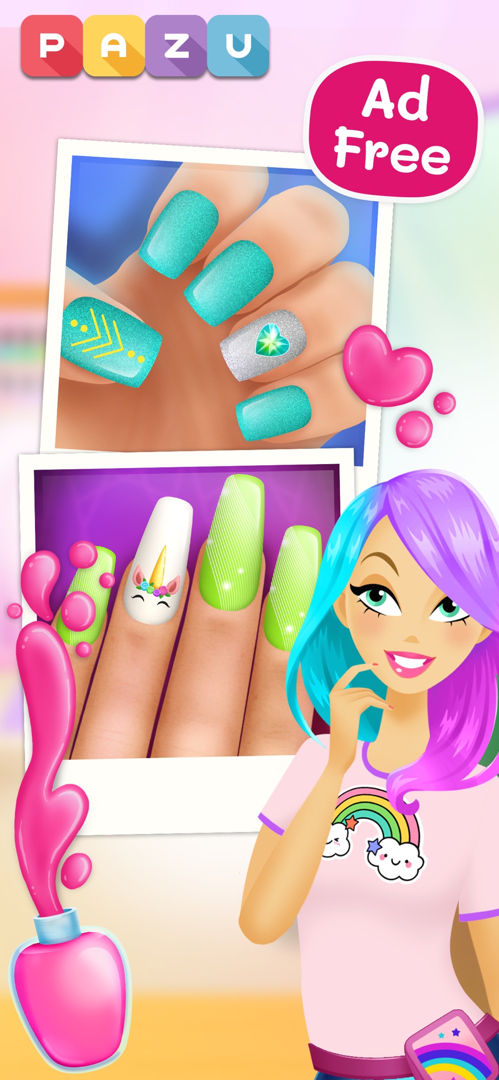 Girls Nail Salon – Kids Games