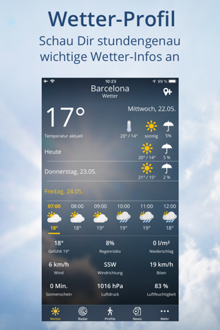 wetter.de screenshot 2