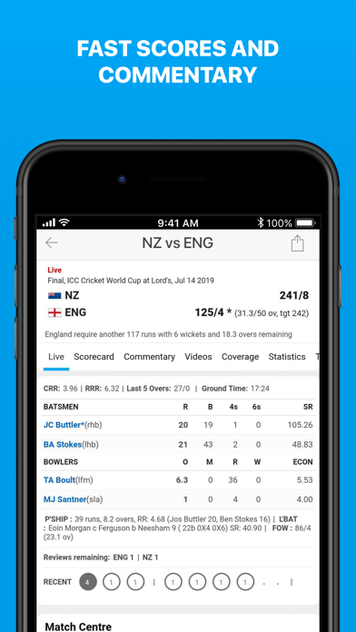 ESPNcricinfo Screenshot 3