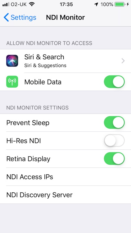 NDI Monitor