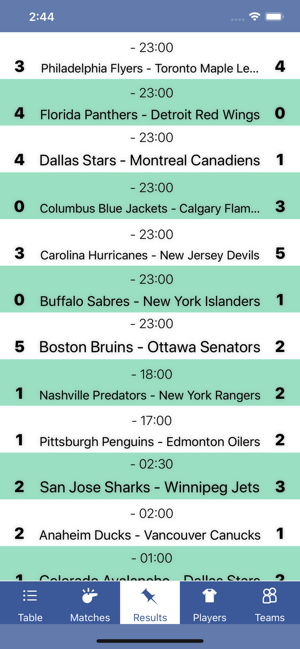 InfoLeague - NHL ice hockey(圖4)-速報App