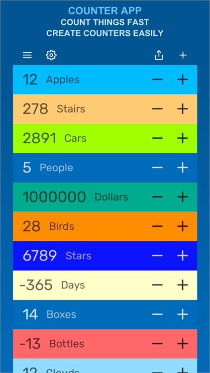 Tally Counter - Tap Tool