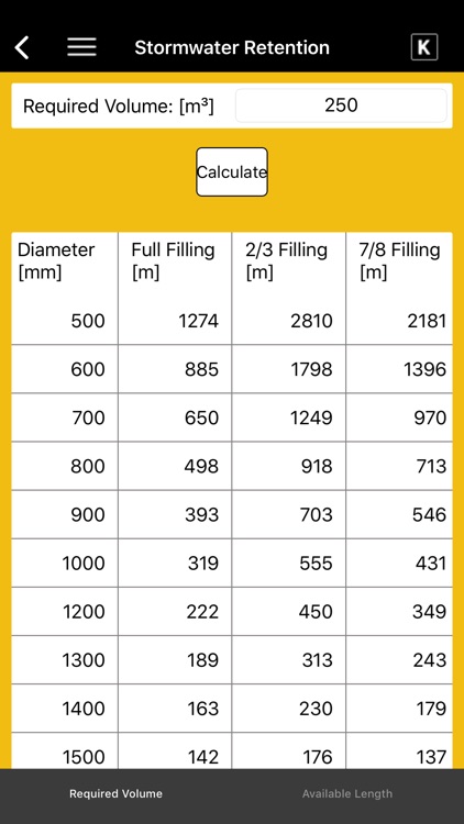 KRAH Pipe Calculation screenshot-3