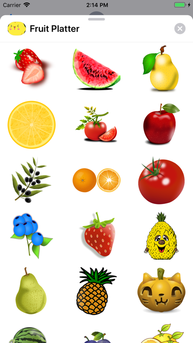 Fruit Platter Stickers screenshot 2