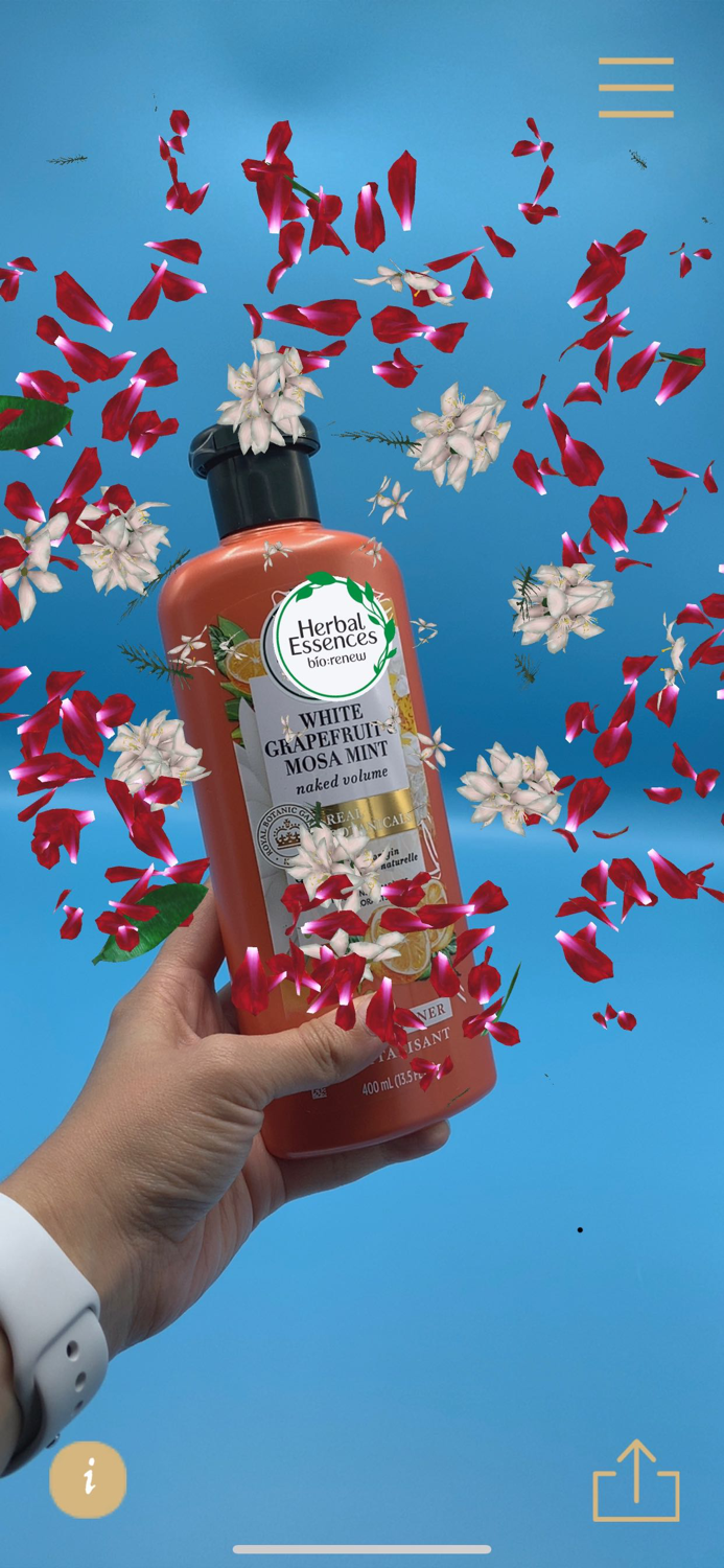 Herbal Essences AR Experience