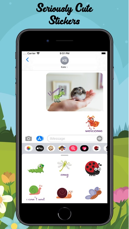 Cute Bugs Stickers screenshot-5