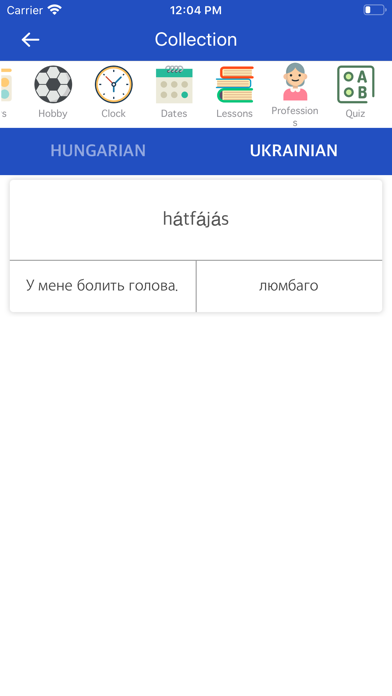 Hungarian Ukrainian Dictionary screenshot 3