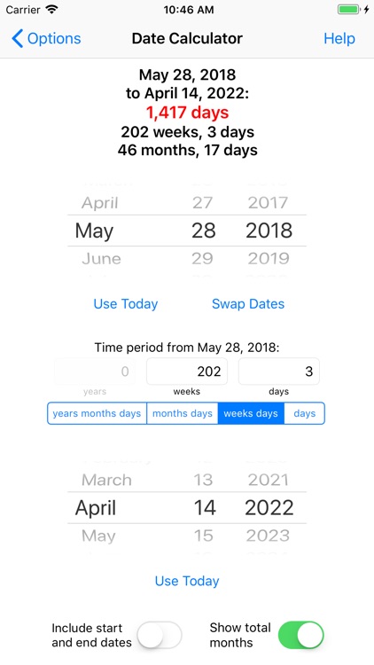 TrumpTime Date Calculator