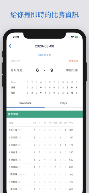 TW Baseball Fans(圖3)-速報App