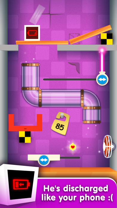 Heart Box - logic physics game screenshot 2