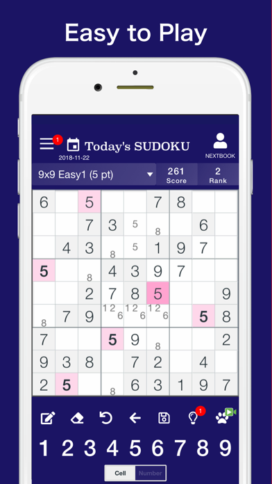 Sudoku — Next Number Puzzle screenshot 2