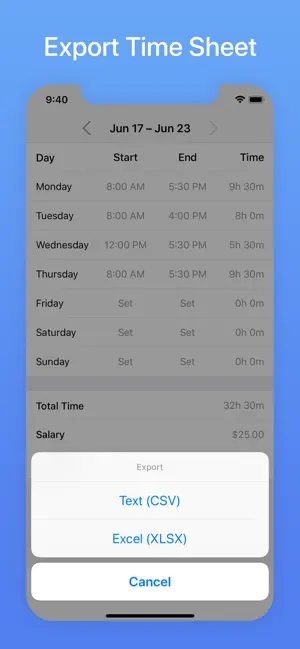 Captura 5 Hours Tracker: Time Calculator iphone