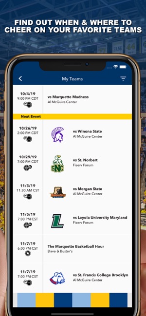 Marquette Gameday(圖2)-速報App