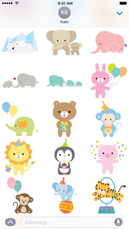 Cute Animal Friends Stickers