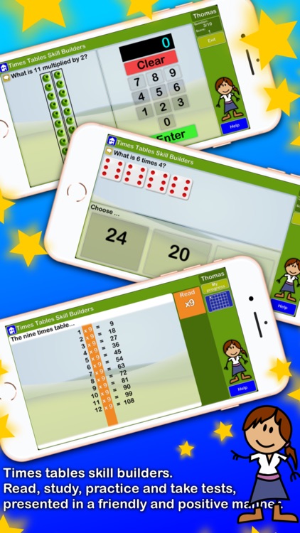 Times Tables Skill Builders