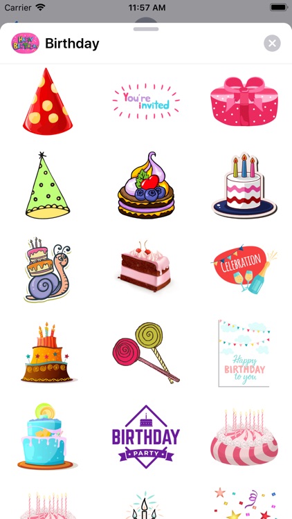 100+ Happy Birthday Stickers screenshot-5