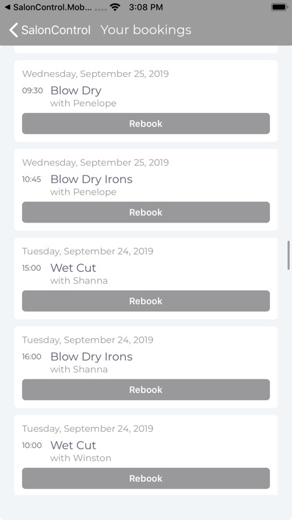 SalonControl Client App screenshot-8