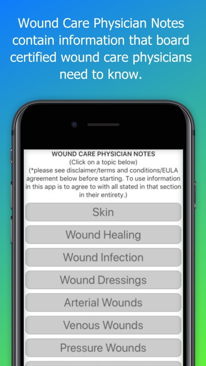 Wound Care Physician Notes