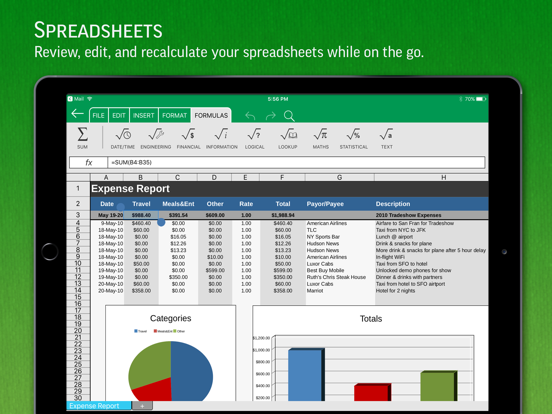 SmartOffice - Document Editing Screenshots