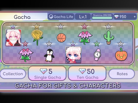 Gacha World Characters: Rare, Mega Rare, Legendary ⭐️