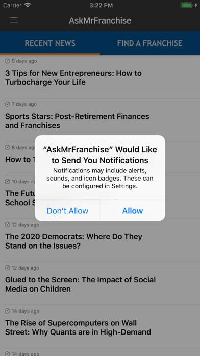 How to cancel & delete AskMrFranchise from iphone & ipad 3