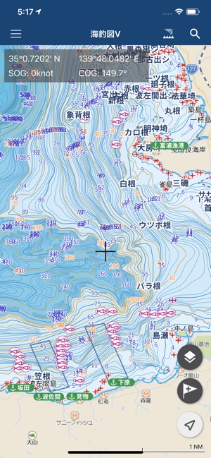 海釣図ｖ 海底地形がわかる海釣りマップ をapp Storeで