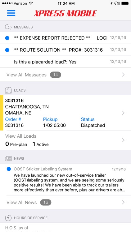 Xpress Mobile for Drivers
