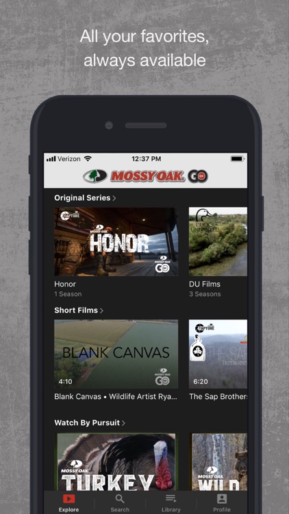 Mossy Oak Go: Outdoor TV