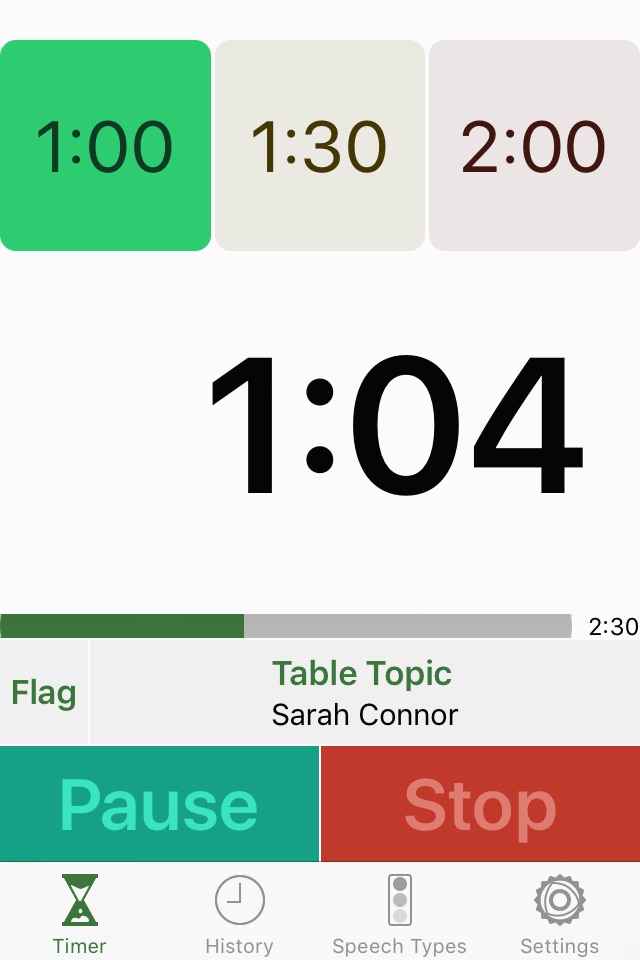 Speech Timer for Toastmasters screenshot 2