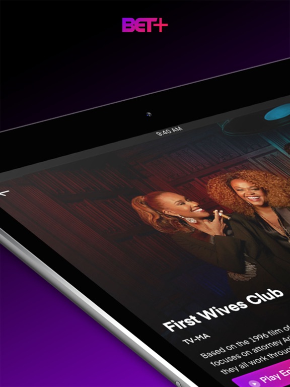iPad Image of BET+