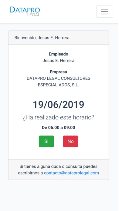 How to cancel & delete DataPro Legal Control Horario from iphone & ipad 1