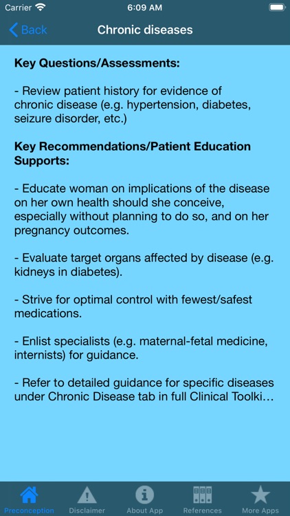 Preconception Care Quick Ref screenshot-3