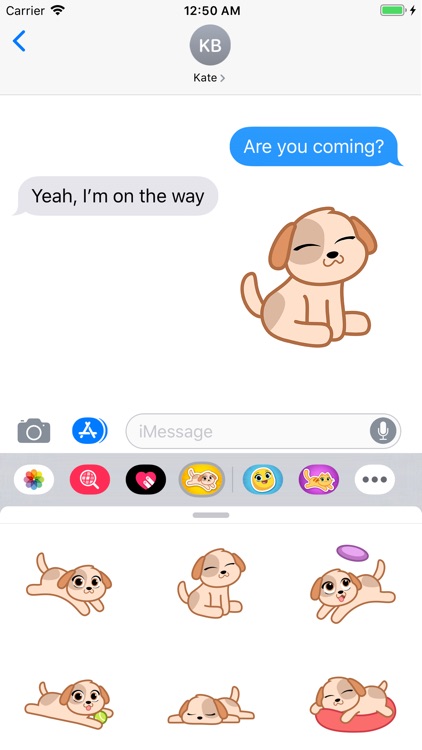 Michi Puppy- Cute Dog Stickers