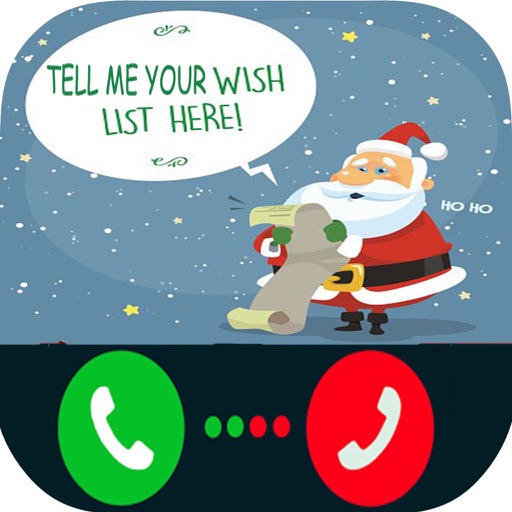 Call From Santa For Wishe List Icon