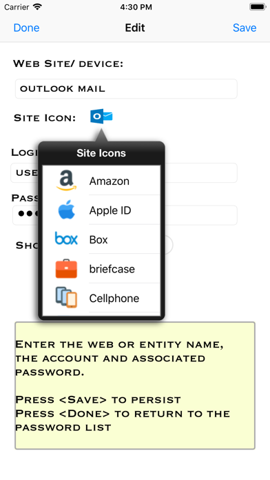BioVoice Password Storage PRO screenshot 4